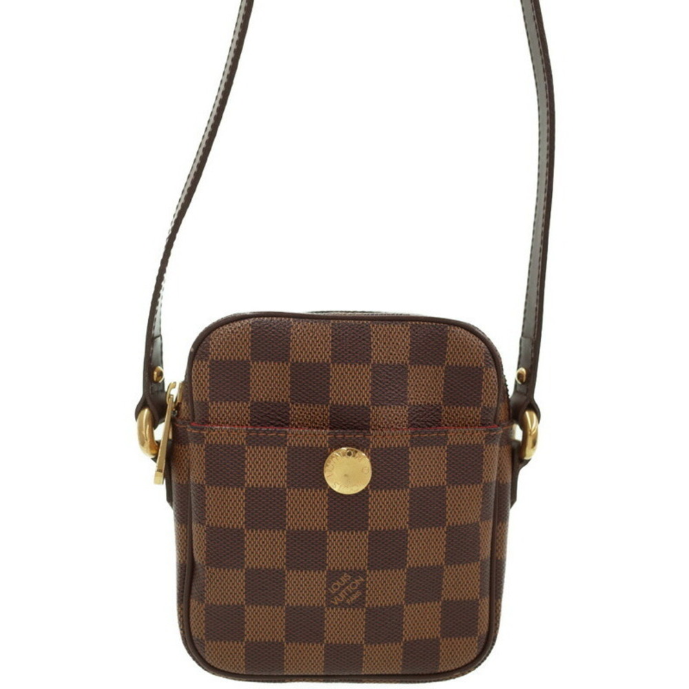 Louis Vuitton Damier Ebene Brown Rift Shoulder Bag